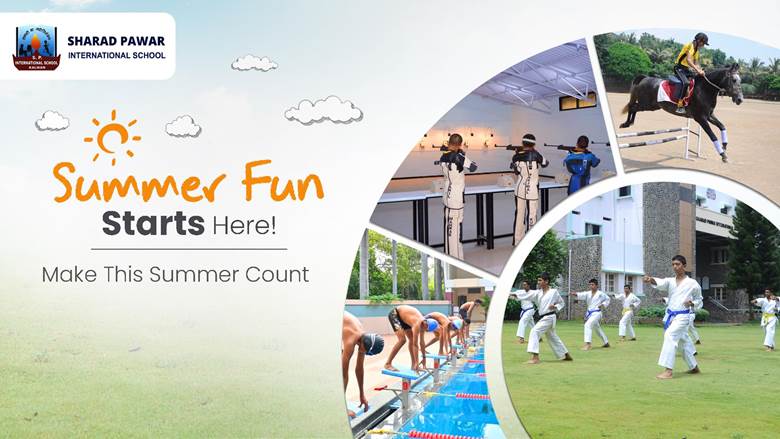 Children enjoying activities at SPIS Summer Camp, the best summer camp in Nashik for fun and learning
