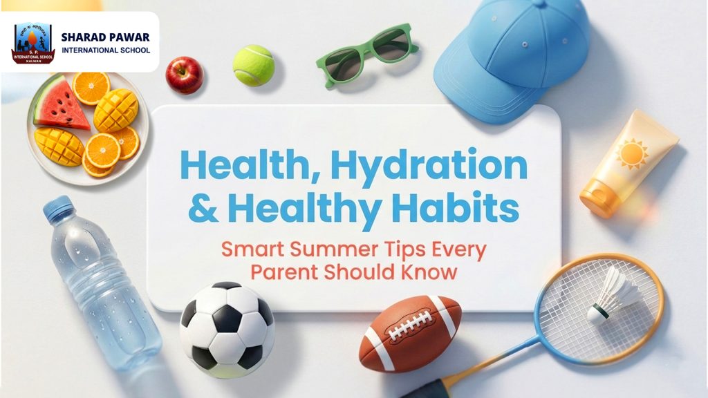 Summer care tips for children with hydration, healthy food and outdoor activities