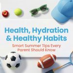 Summer care tips for children with hydration, healthy food and outdoor activities